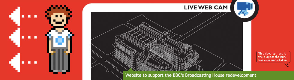 Website to support the BBC's Broadcasting House redevelopment