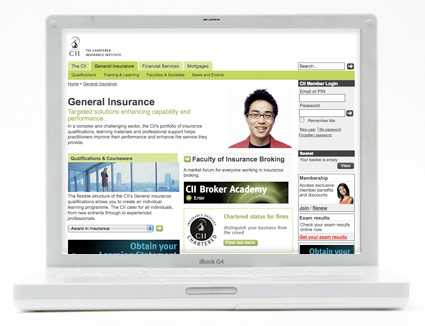 CII general insurance landing page